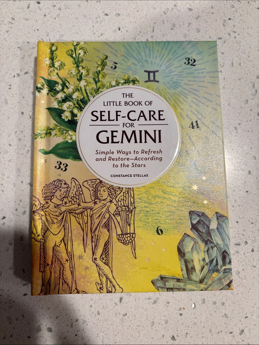 Self-Care for Gemini - Yellow Hardcover Book-new!